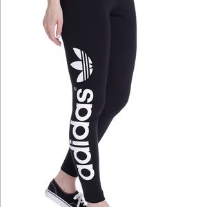 Adidas Black Leggings Size Small